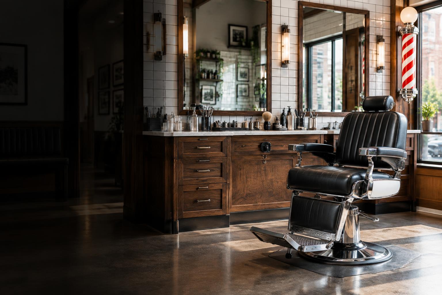 Barber shop website